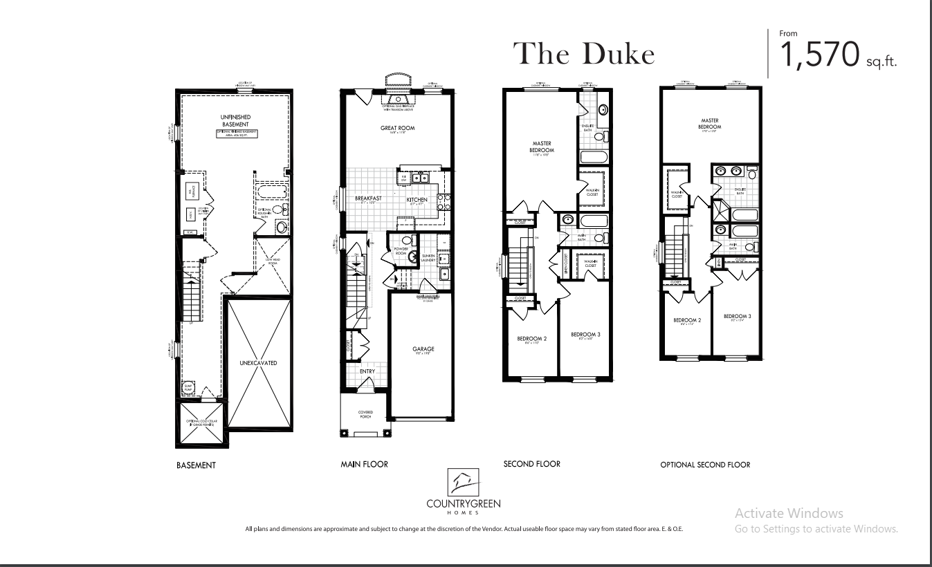  Floor Plan of Royal Valley at Victoria Park: Phase II with undefined beds