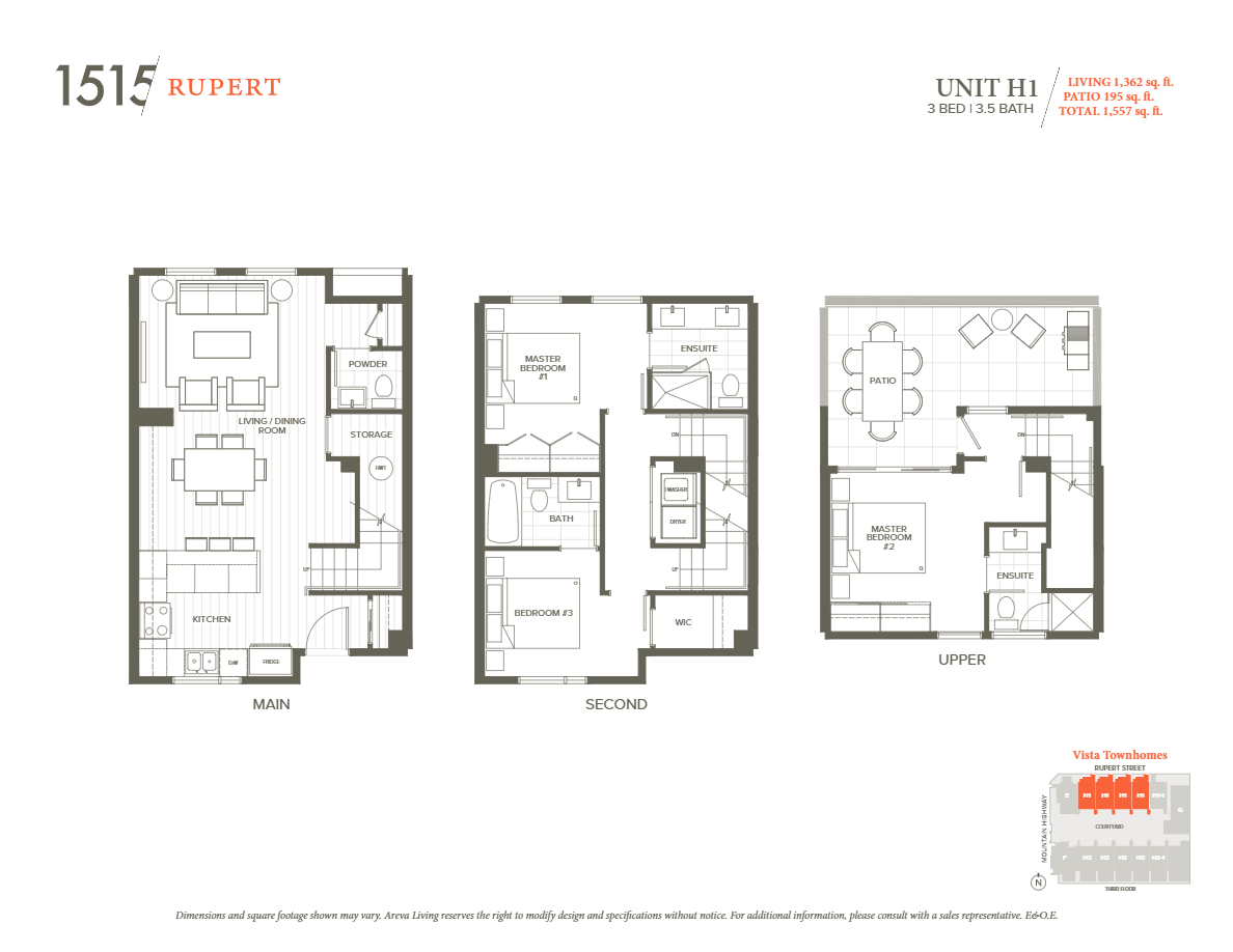  Floor Plan of 1515 Rupert Towns with undefined beds