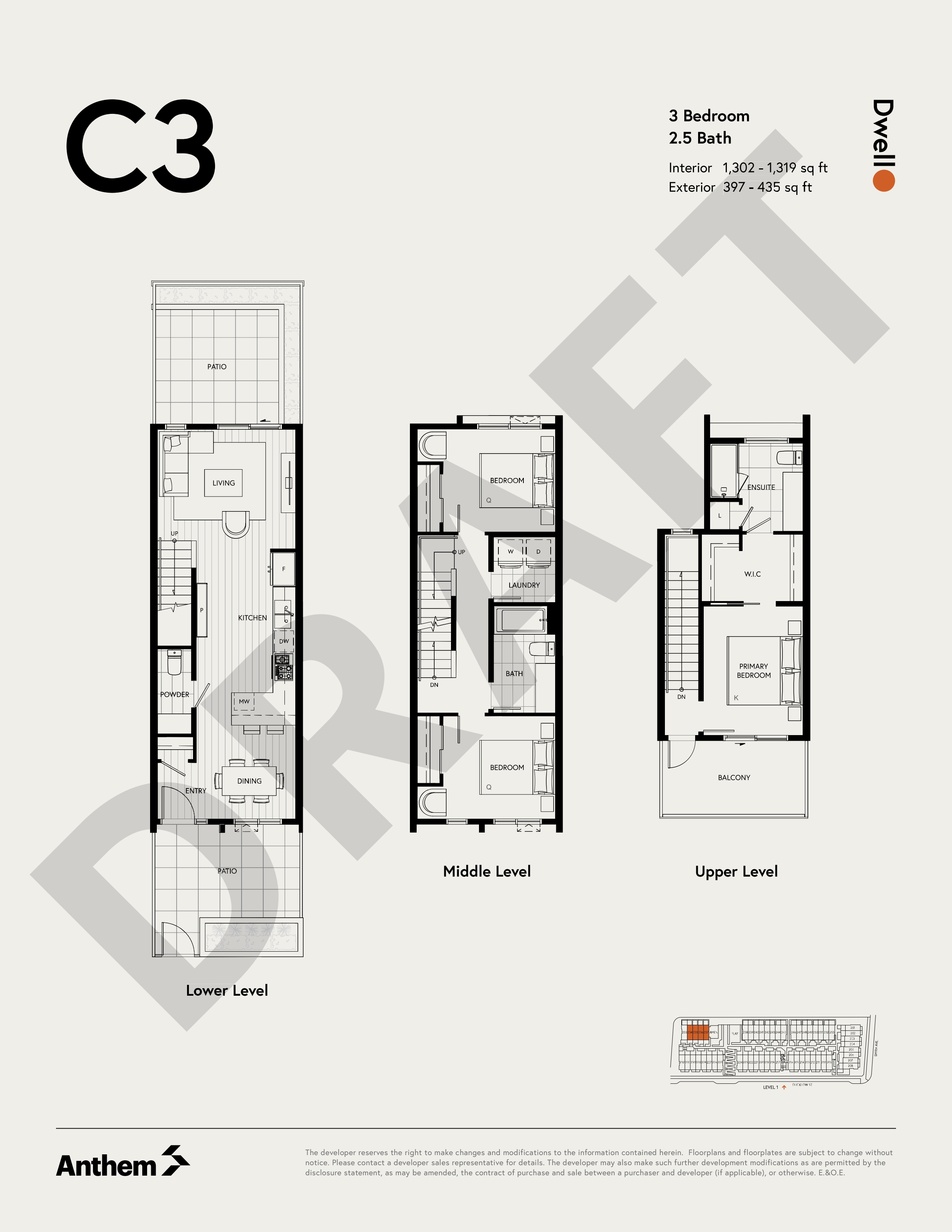  Floor Plan of Dwell Towns with undefined beds