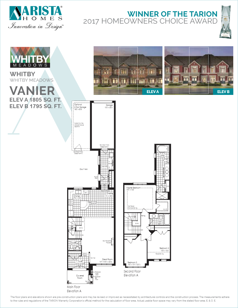  Floor Plan of Whitby Meadows with undefined beds