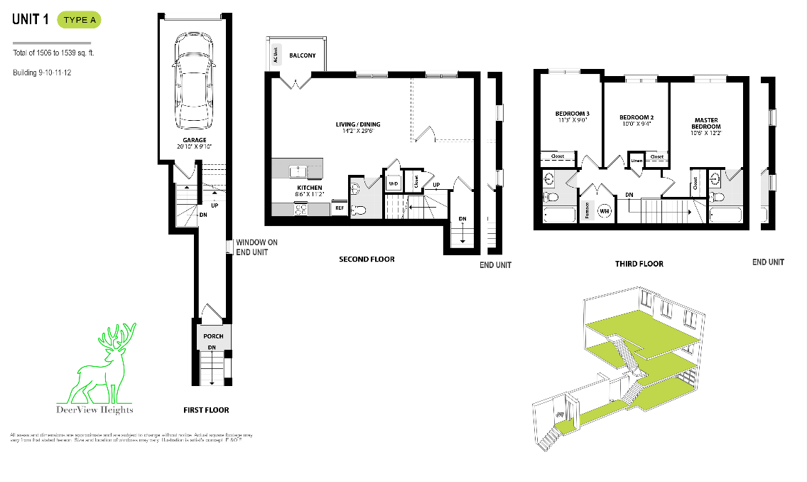  Floor Plan of DeerView Heights with undefined beds
