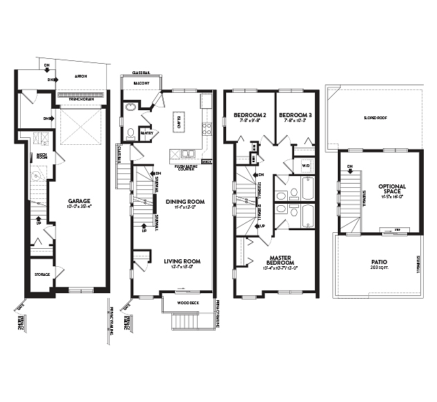  Floor Plan of Zen Abrio with undefined beds