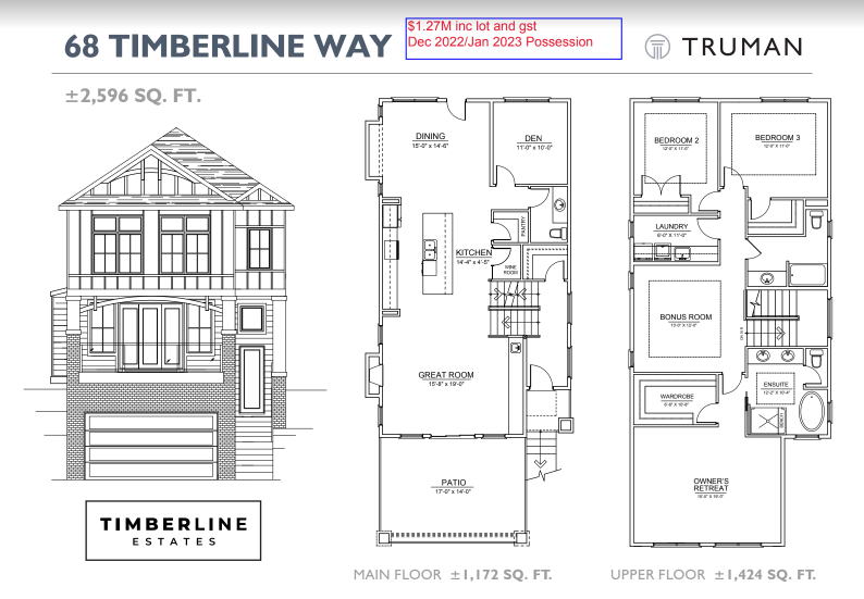  Floor Plan of Timberline Estates with undefined beds