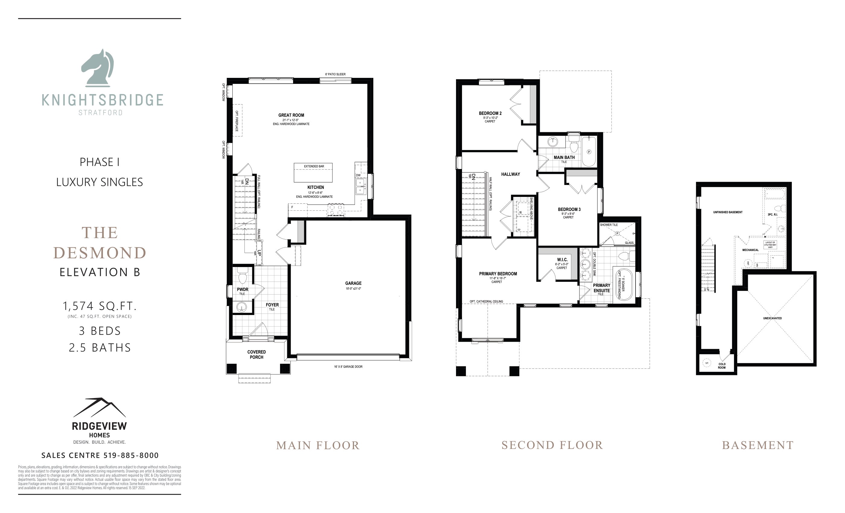  Floor Plan of Knightsbridge with undefined beds