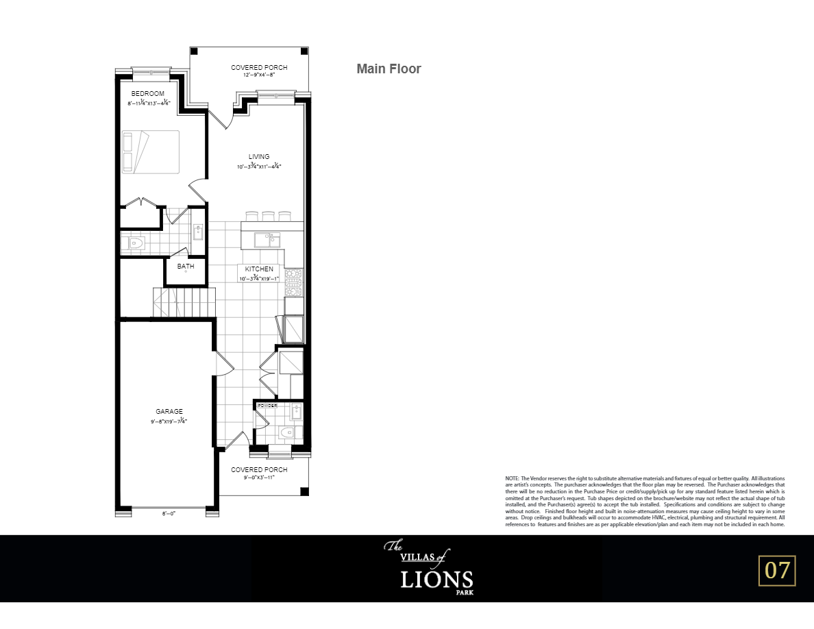  Floor Plan of The Villas of Lions Park with undefined beds