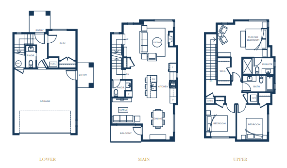  Floor Plan of Crofton Towns with undefined beds