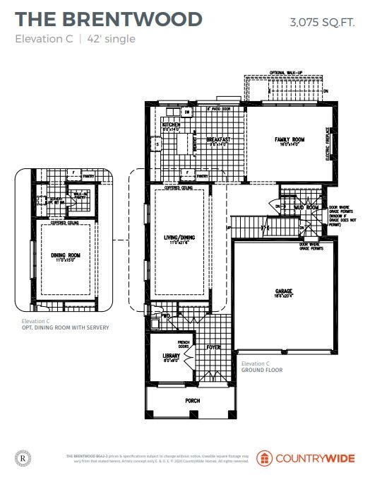  Floor Plan of Glen Abbey Encore - Phase 3 with undefined beds