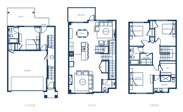  Floor Plan of Crofton Towns with undefined beds