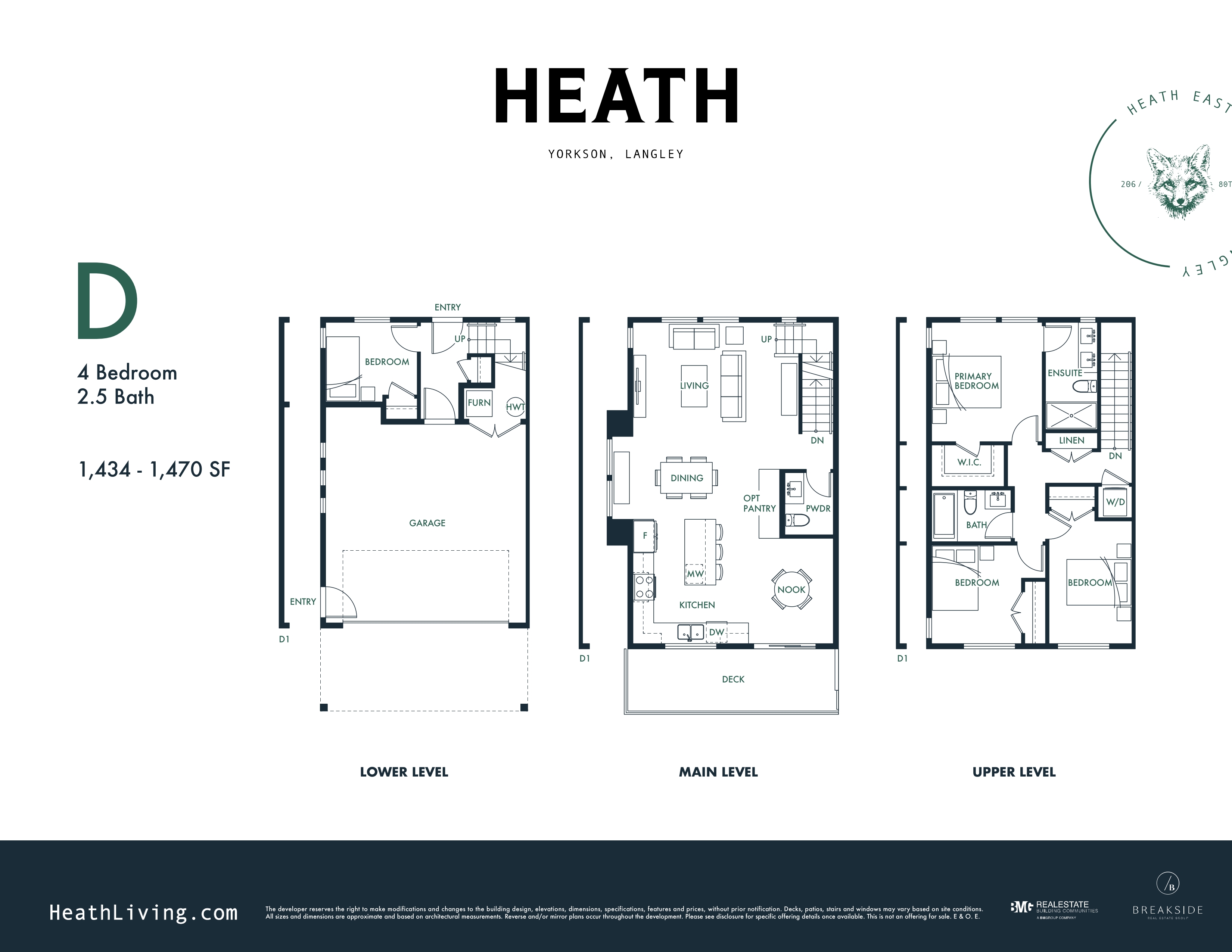  Floor Plan of Heath Towns with undefined beds