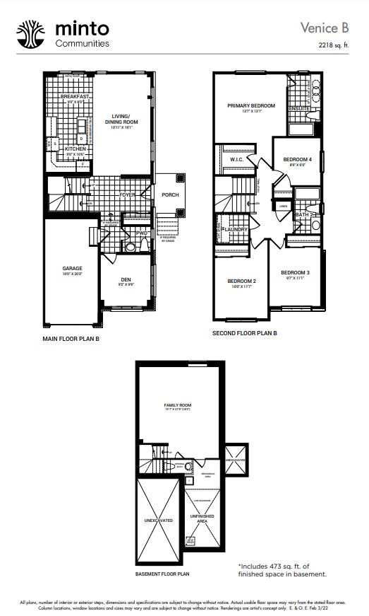  Floor Plan of Avalon West with undefined beds