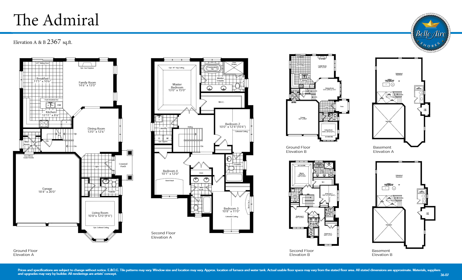  Floor Plan of Belle Aire Shores with undefined beds
