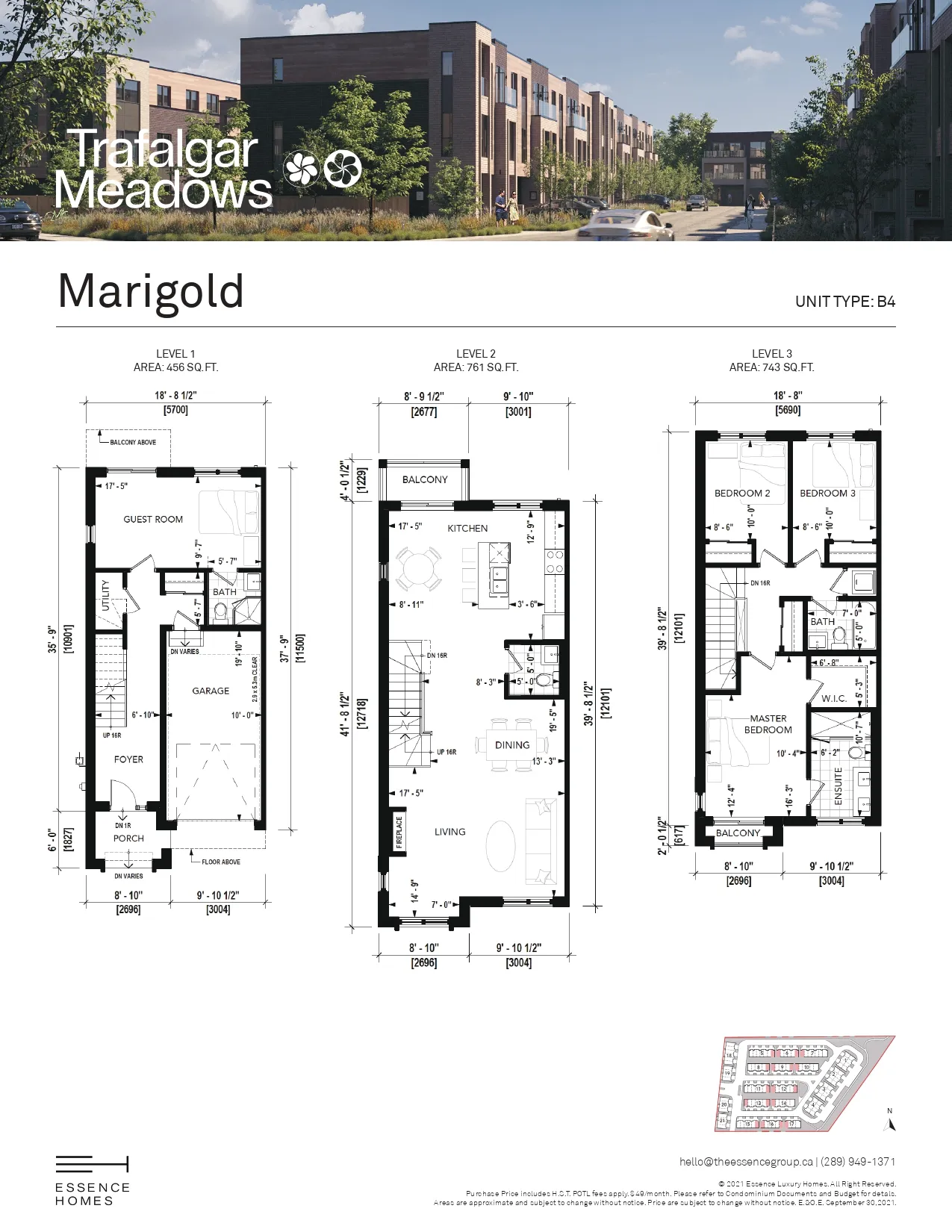  Floor Plan of Trafalgar Meadows with undefined beds