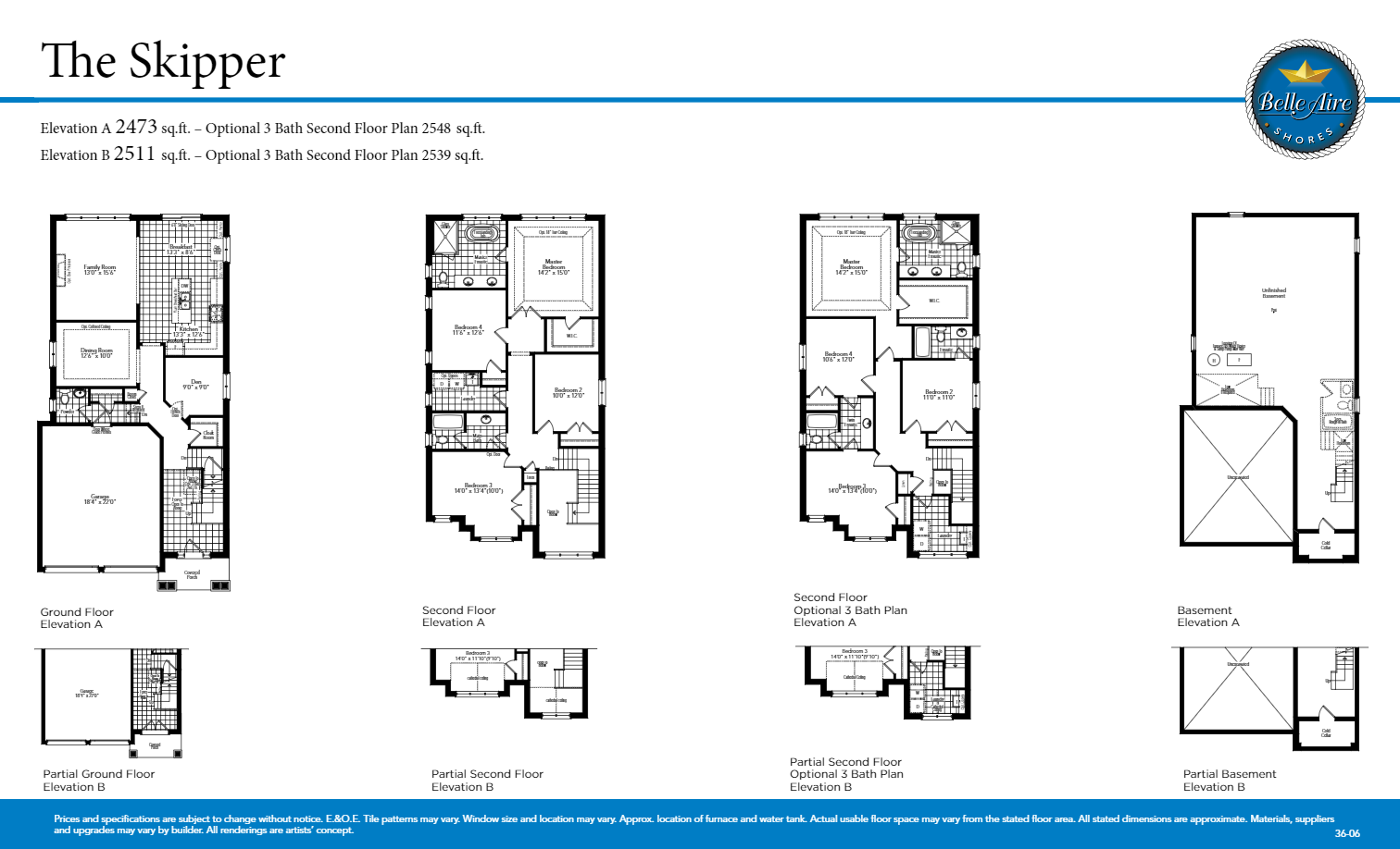  Floor Plan of Belle Aire Shores with undefined beds