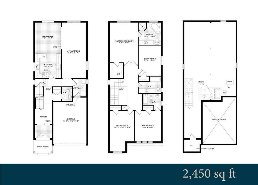  Floor Plan of Artisan Ridge - Phase 3A with undefined beds