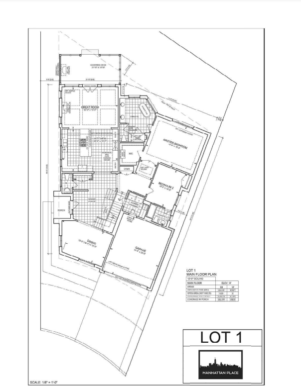  Floor Plan of Manhattan Place with undefined beds