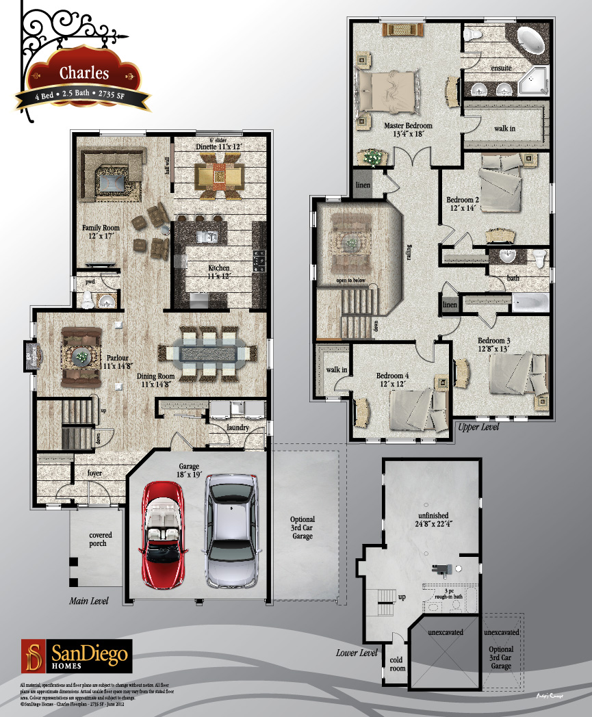  Floor Plan of Lakeside Living with undefined beds