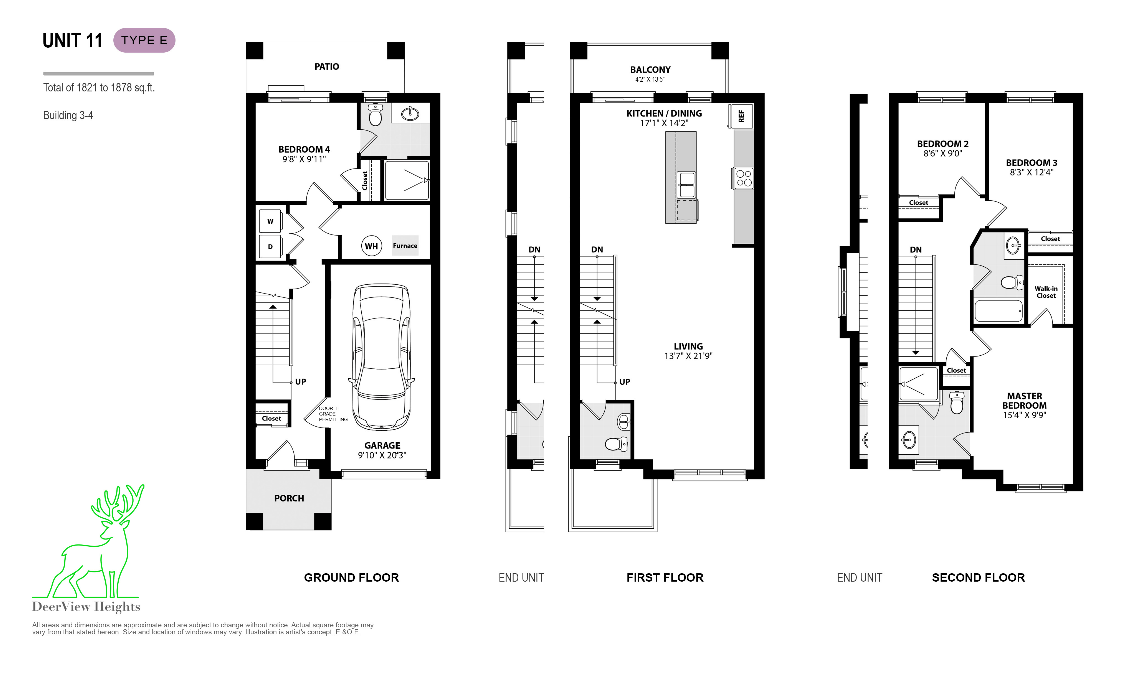  Floor Plan of DeerView Heights with undefined beds