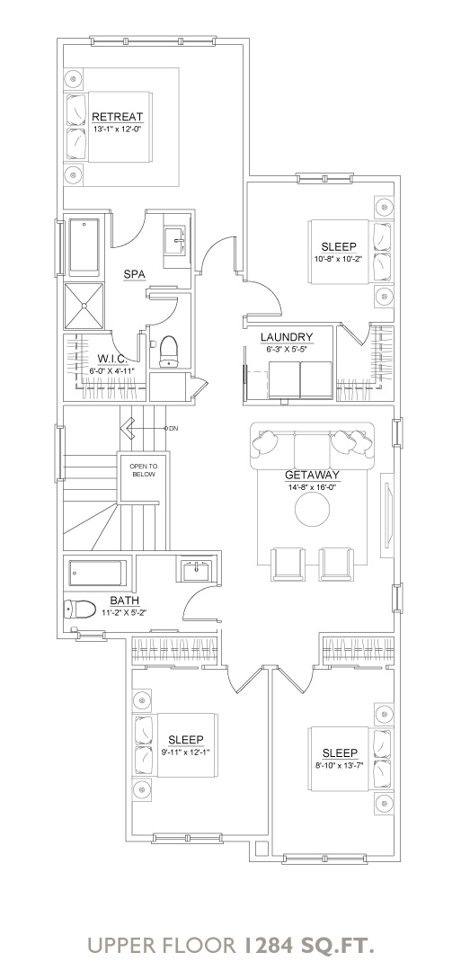  Floor Plan of Carrington South with undefined beds