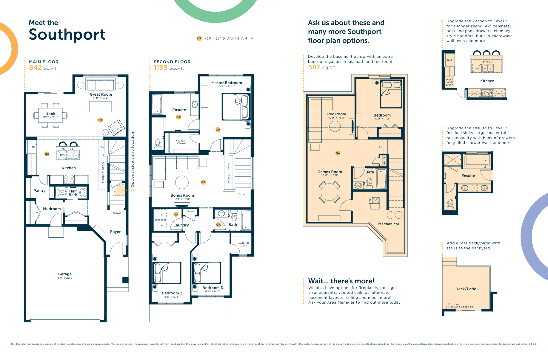 Southport Floor Plan of Cy Becker Landing with undefined beds