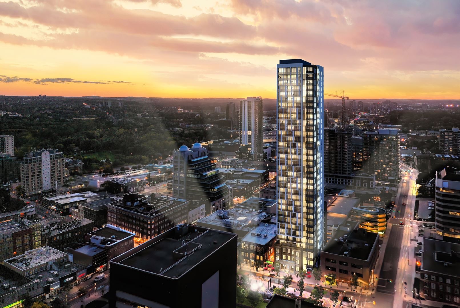 Q Condos located at 20 Queen Street North, Kitchener, ON image