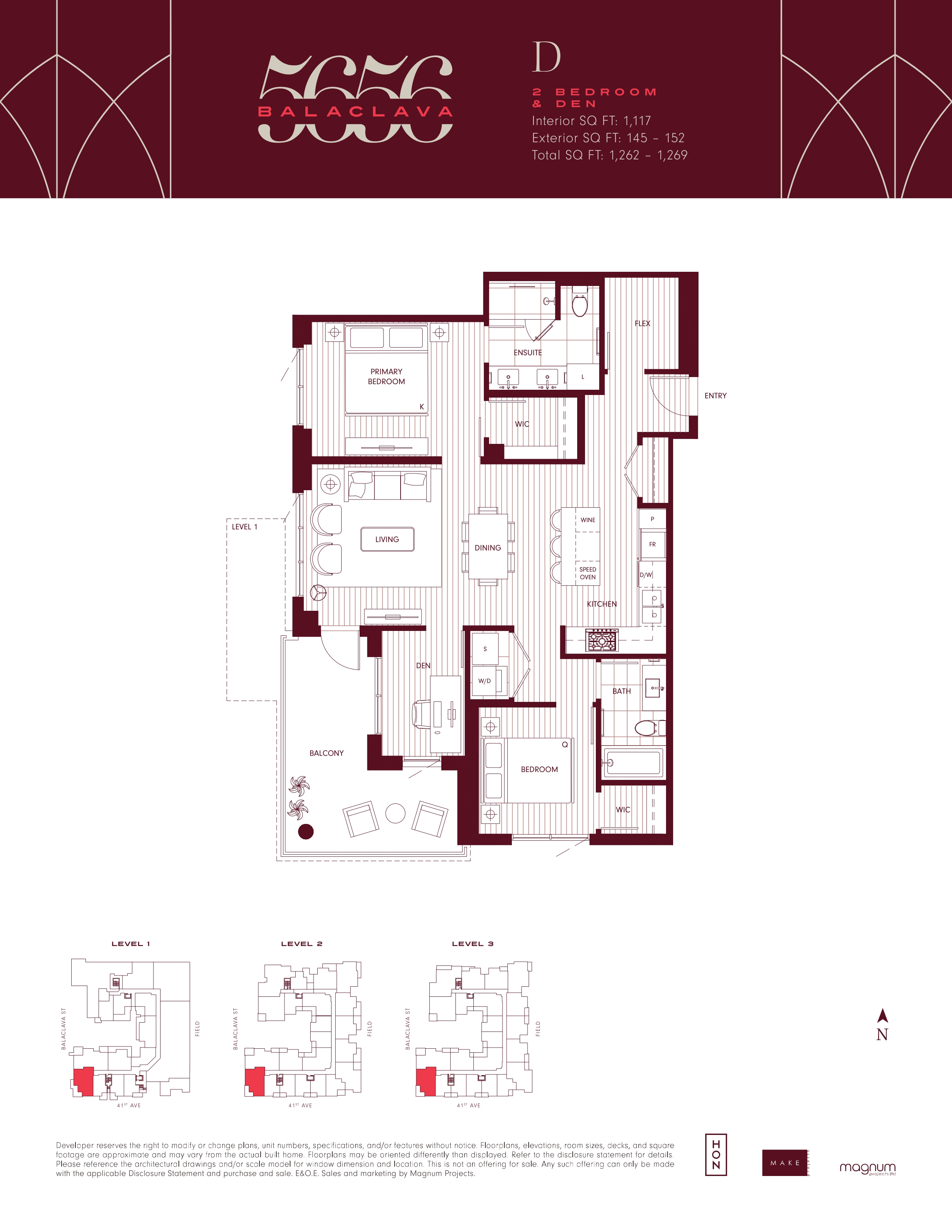D Floor Plan of 5656 Balaclava Condos with undefined beds