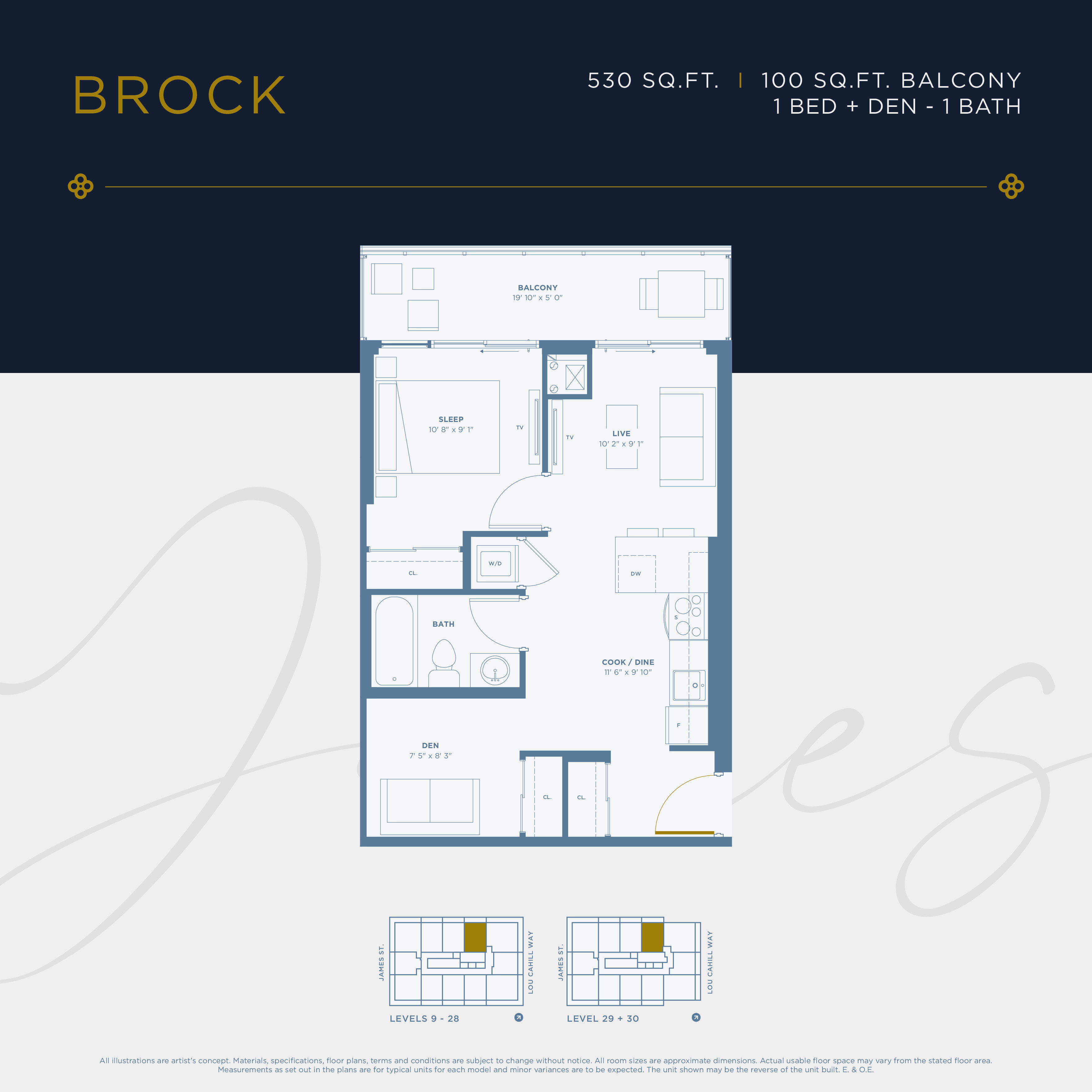  Floor Plan of 88 James condo St Catherines  with undefined beds