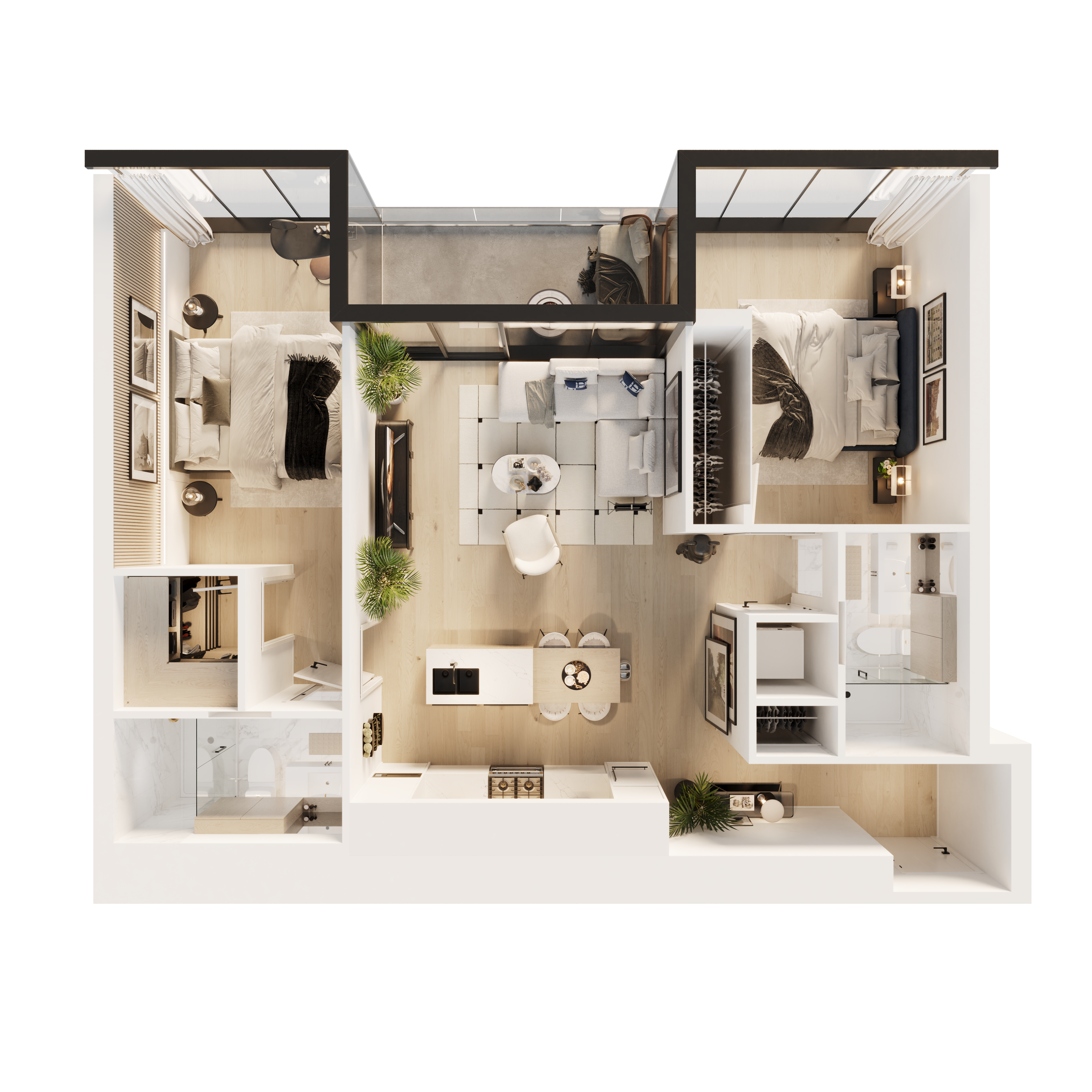  Floor Plan of LINCOLN TOWER Condos with undefined beds
