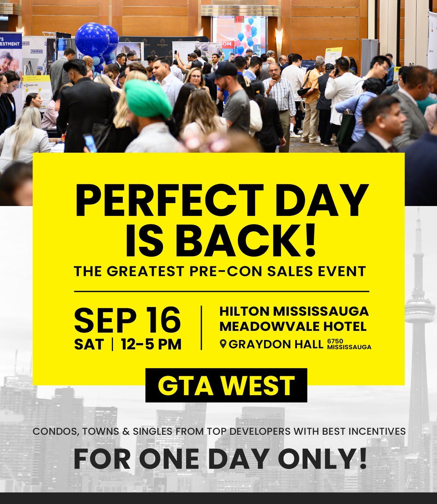 Perfect Day sales event in Mississauga