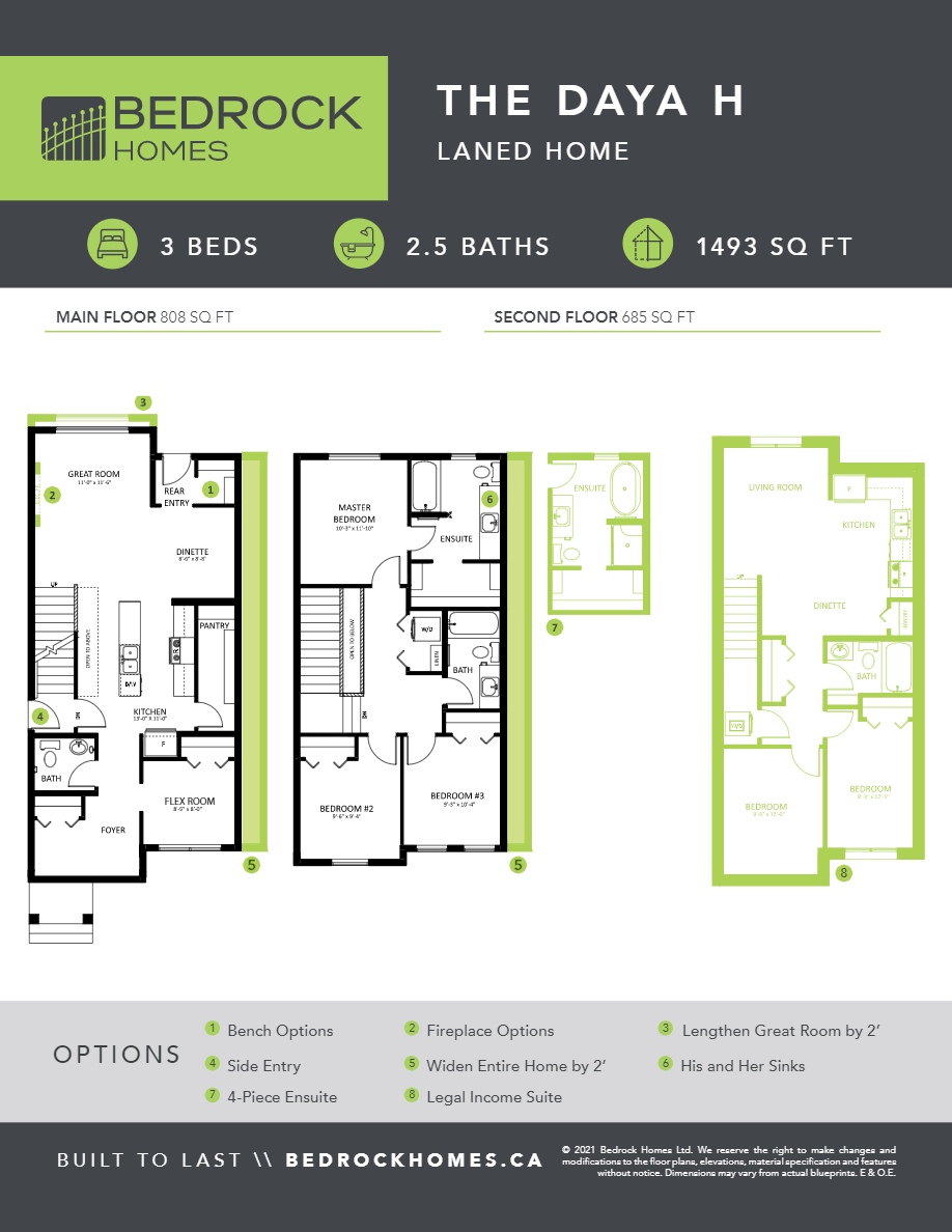 Daya Floor Plan of The Hills at Charlesworth Bedrock Homes with undefined beds