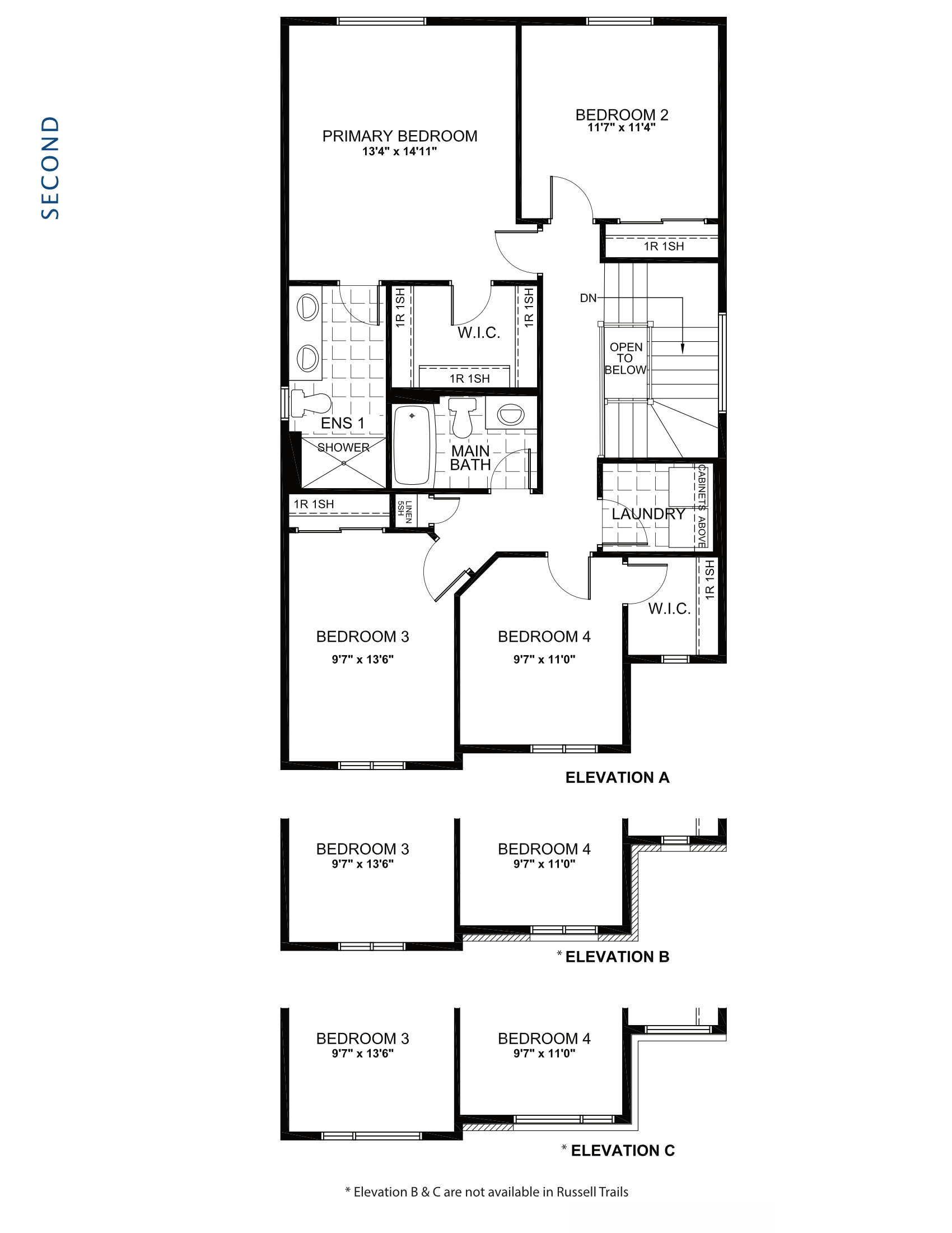 Altair Floor Plan of Findlay Creek Village Towns with undefined beds