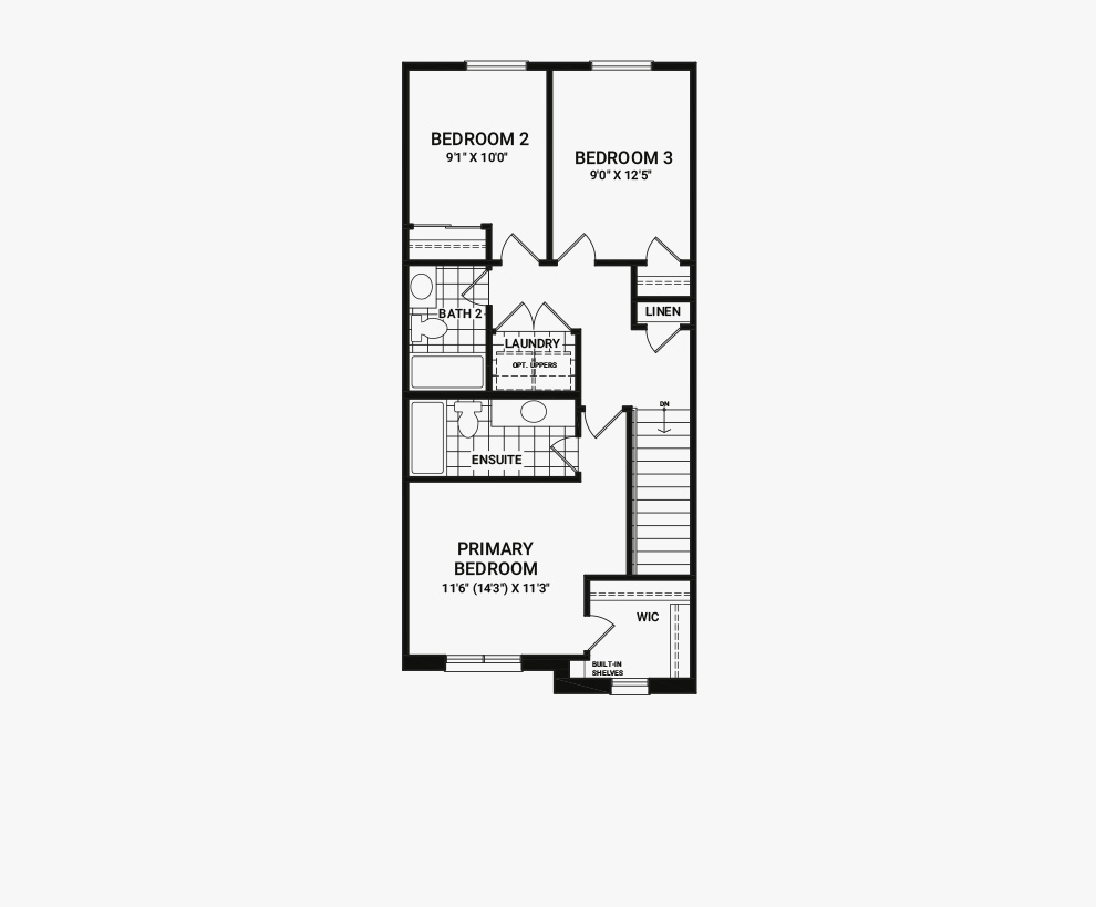 Bayview Floor Plan of Avalon Vista by Minto Communities with undefined beds