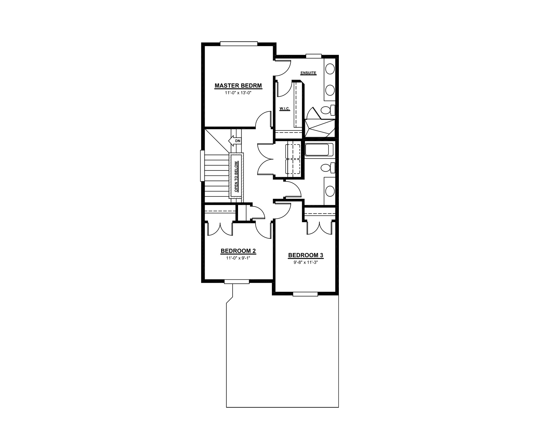 TIGUAN II-Z Floor Plan of Crystallina Nera Daytona Homes with undefined beds
