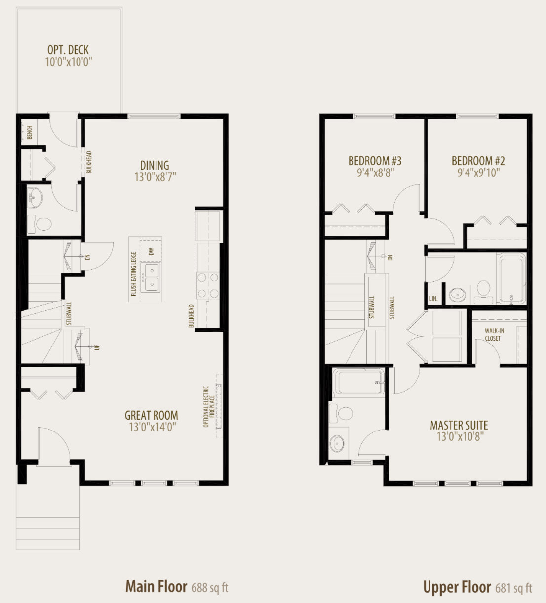 Kinsley Floor Plan of Glenridding Ravine Morrison Homes with undefined beds