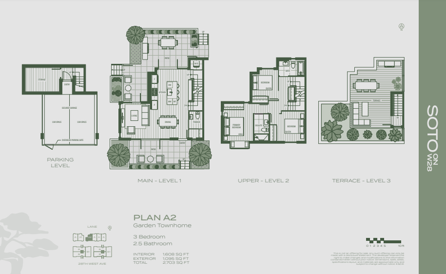 A2 Floor Plan of SOTO on W28 Condos with undefined beds