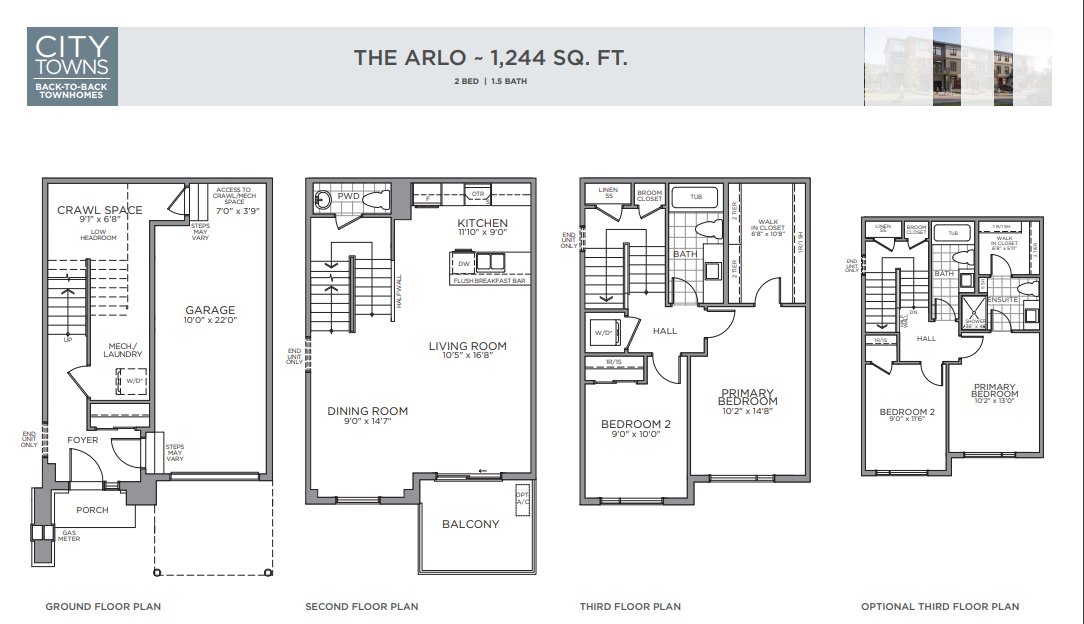 The Arlo Floor Plan of Pathways at Findlay Creek eQ Homes with undefined beds