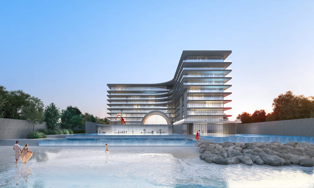 Armani Beach Residences located at Palm Jumeirah, Dubai image