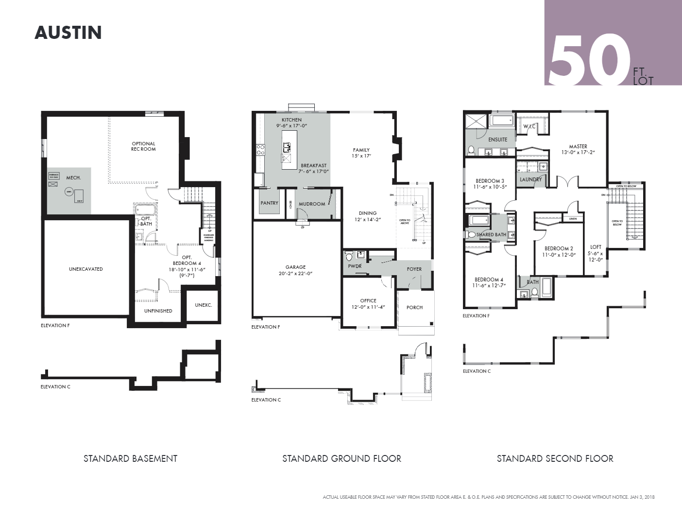 Austin Floor Plan of Pathways at Findlay Creek Towns with undefined beds