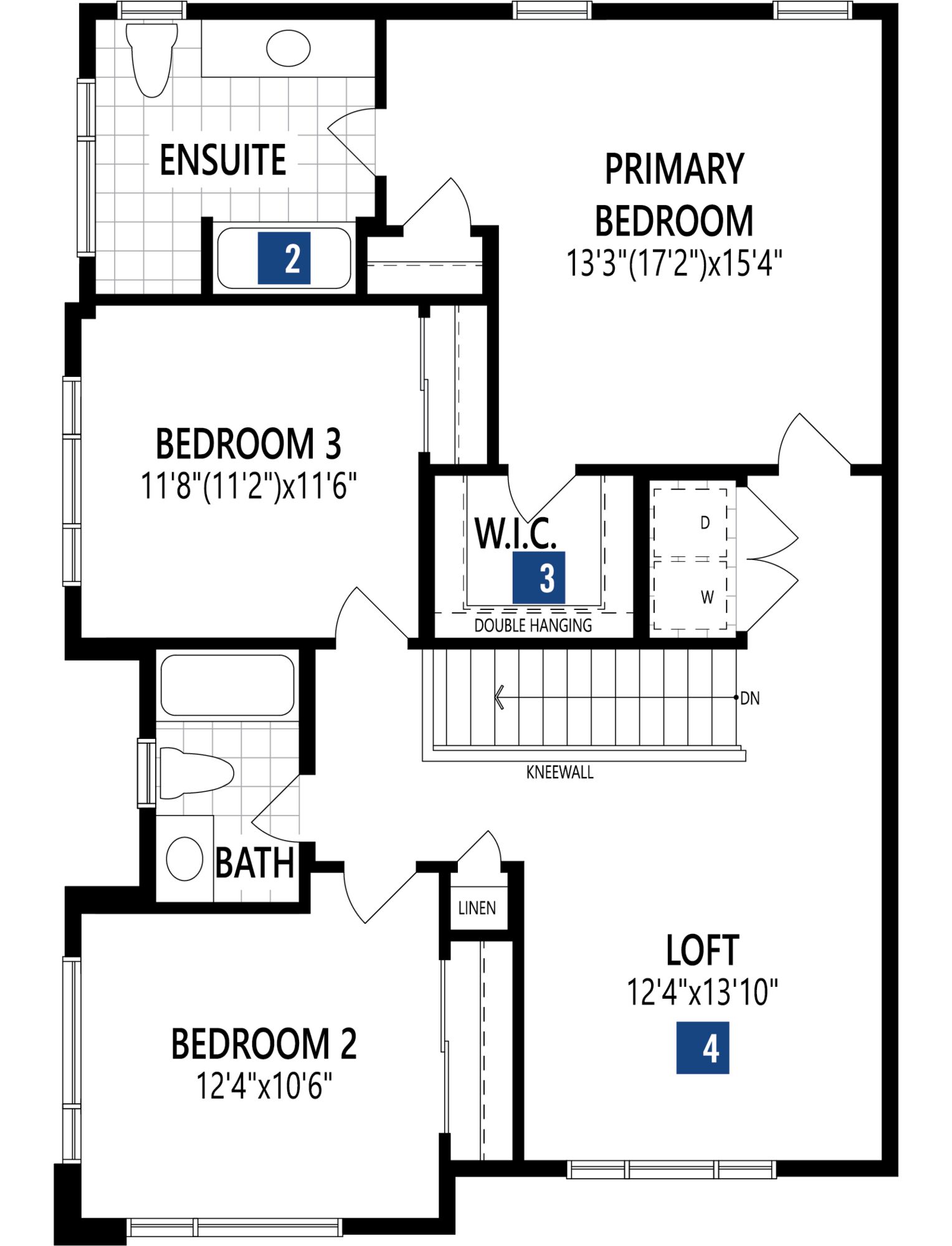Woodland Corner Floor Plan of Half Moon Bay Towns with undefined beds