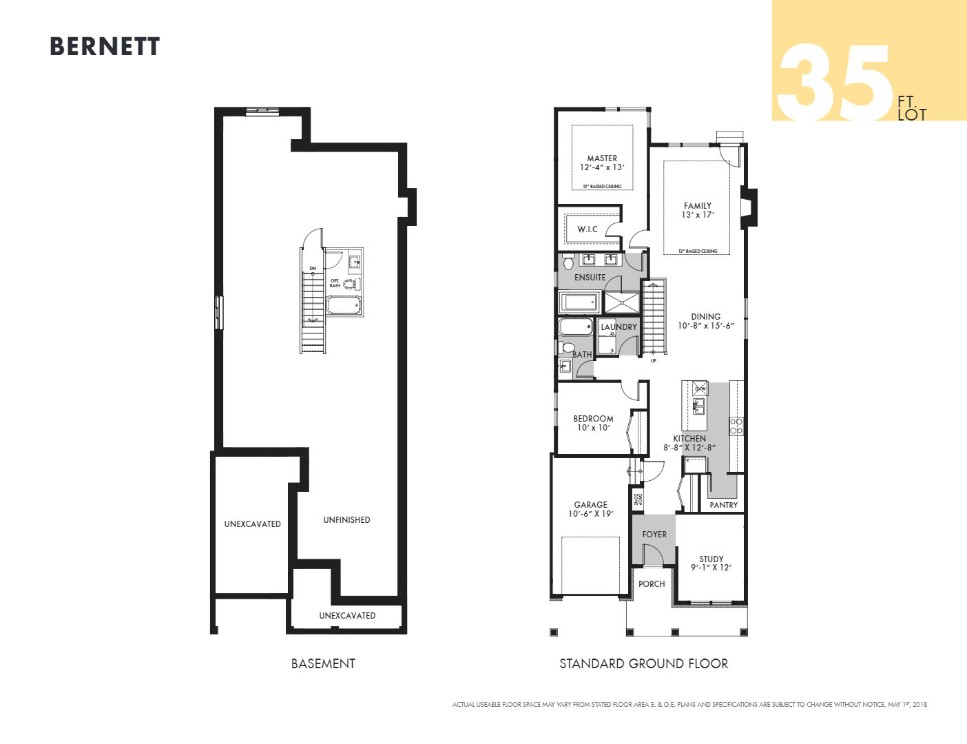 Bernett Floor Plan of Pathways at Findlay Creek Towns with undefined beds