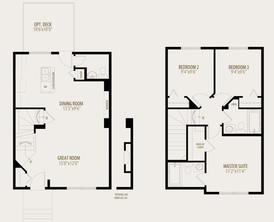 Bolero II Floor Plan of Glenridding Ravine Morrison Homes with undefined beds