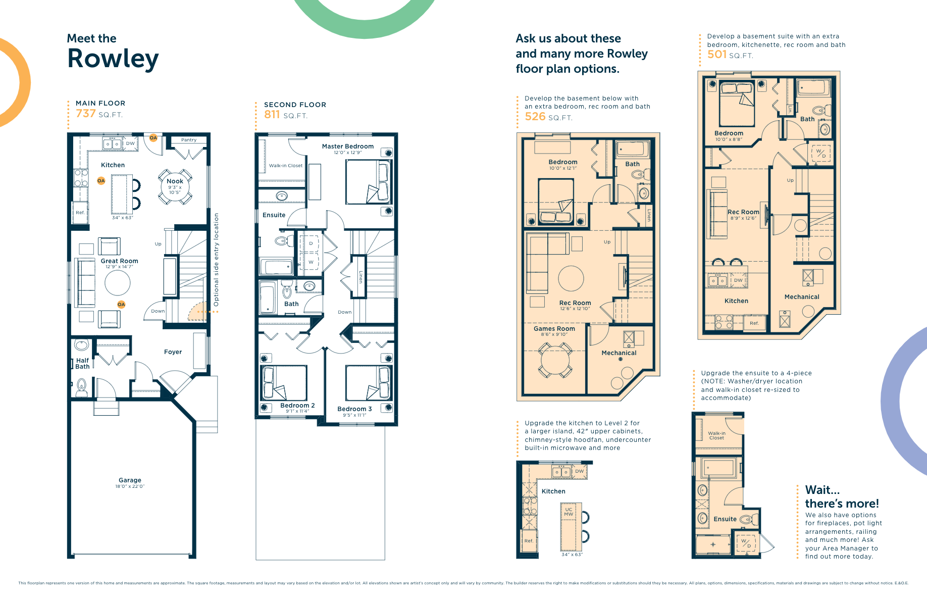 Rowley Floor Plan of The Orchards Excel Homes with undefined beds