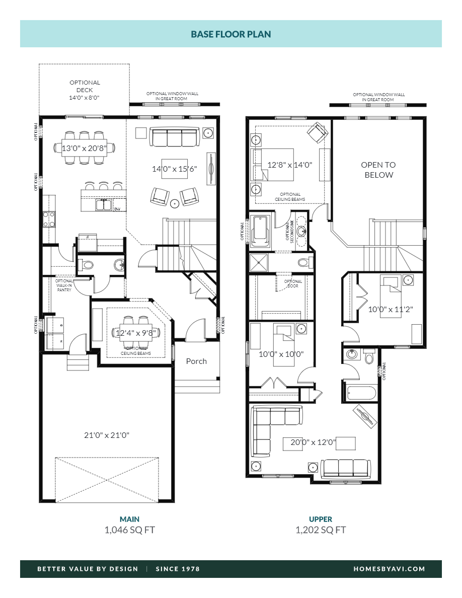 The Caldwell Floor Plan of The Orchards at Ellerslie Homes by Avi with undefined beds
