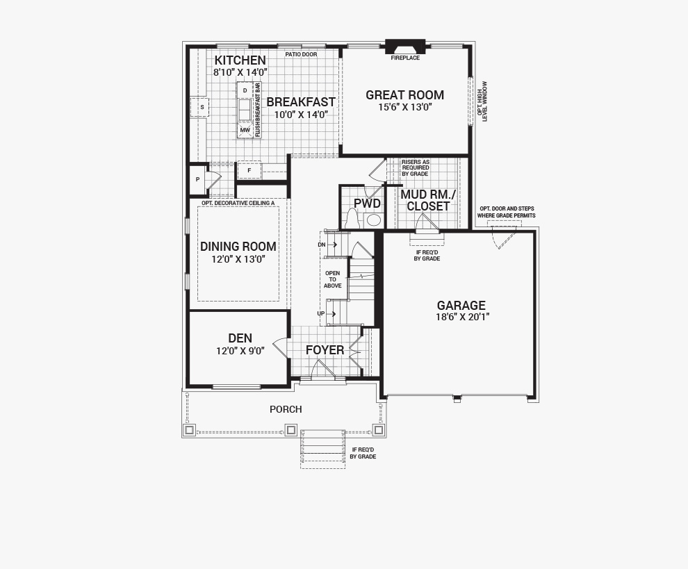 Cambria Floor Plan of Mahogany Towns with undefined beds
