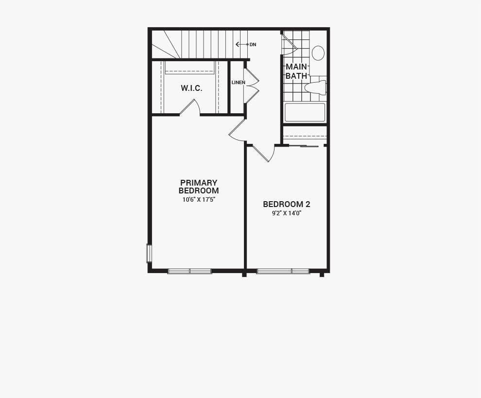 Cambridge End Floor Plan of Avalon Vista by Minto Communities with undefined beds