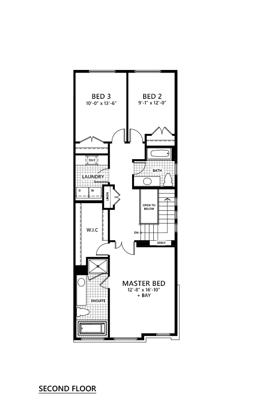 Camden Floor Plan of Findlay Creek Village Tamarack Homes with undefined beds