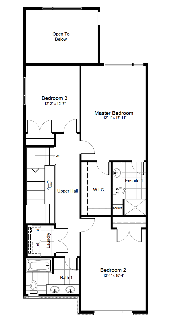 Argyle Floor Plan of River's Edge Claridge Homes with undefined beds
