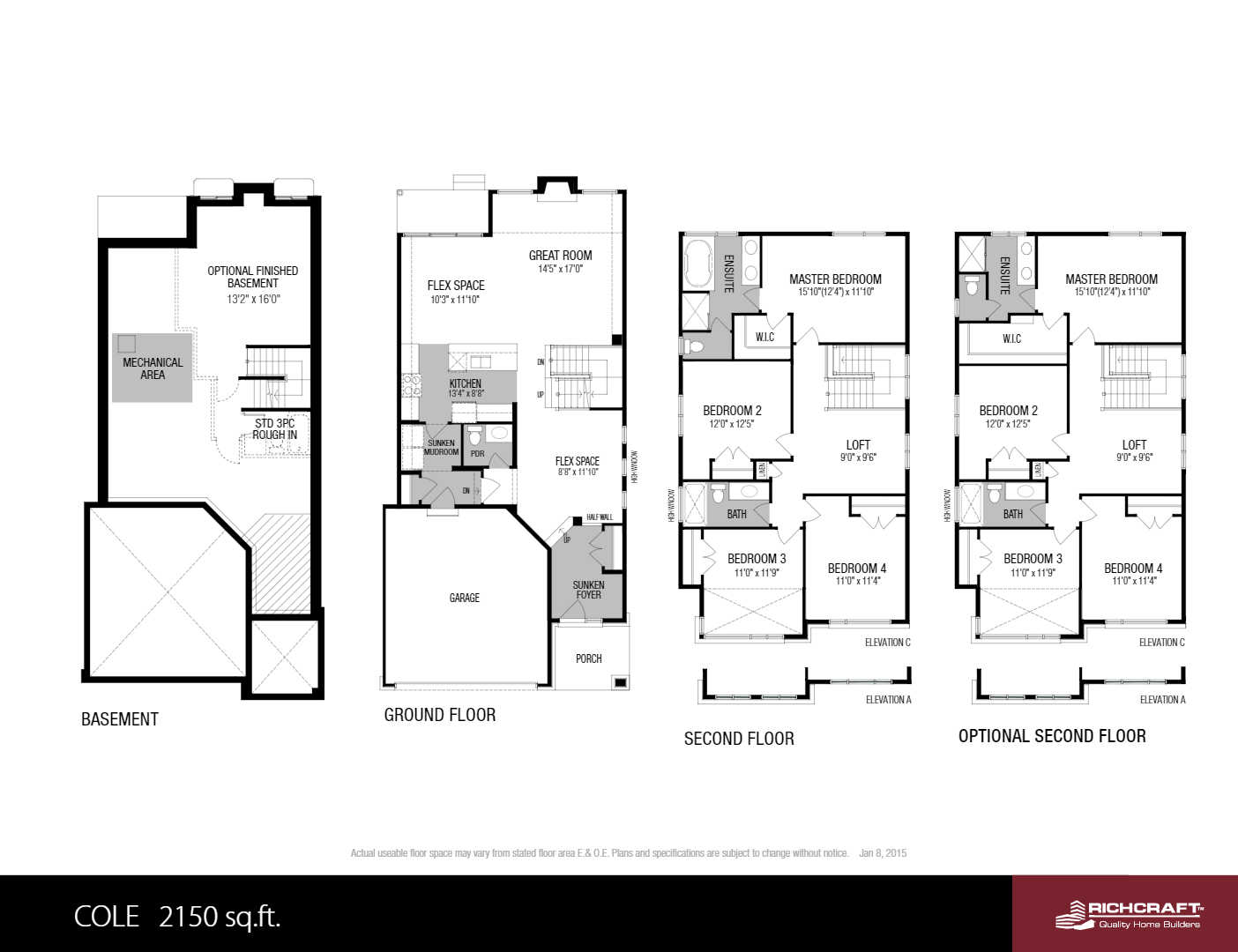 Cole Floor Plan of Trailsedge Towns with undefined beds