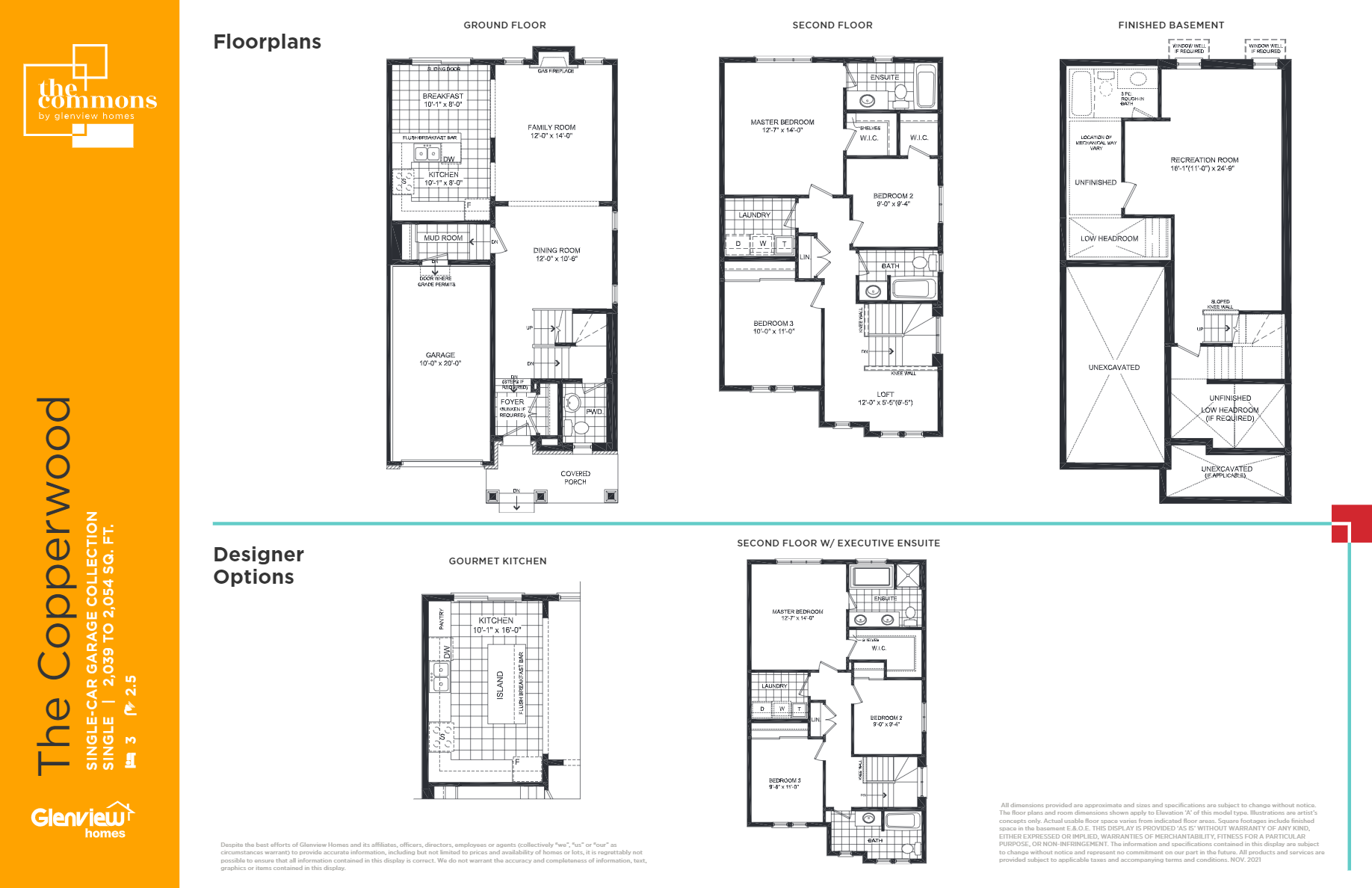 The Copperwood Floor Plan of The Commons Towns with undefined beds