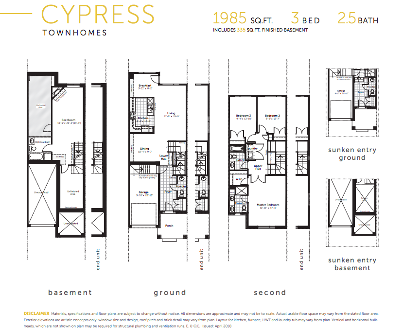 Cypress Floor Plan of River's Edge Claridge Homes with undefined beds