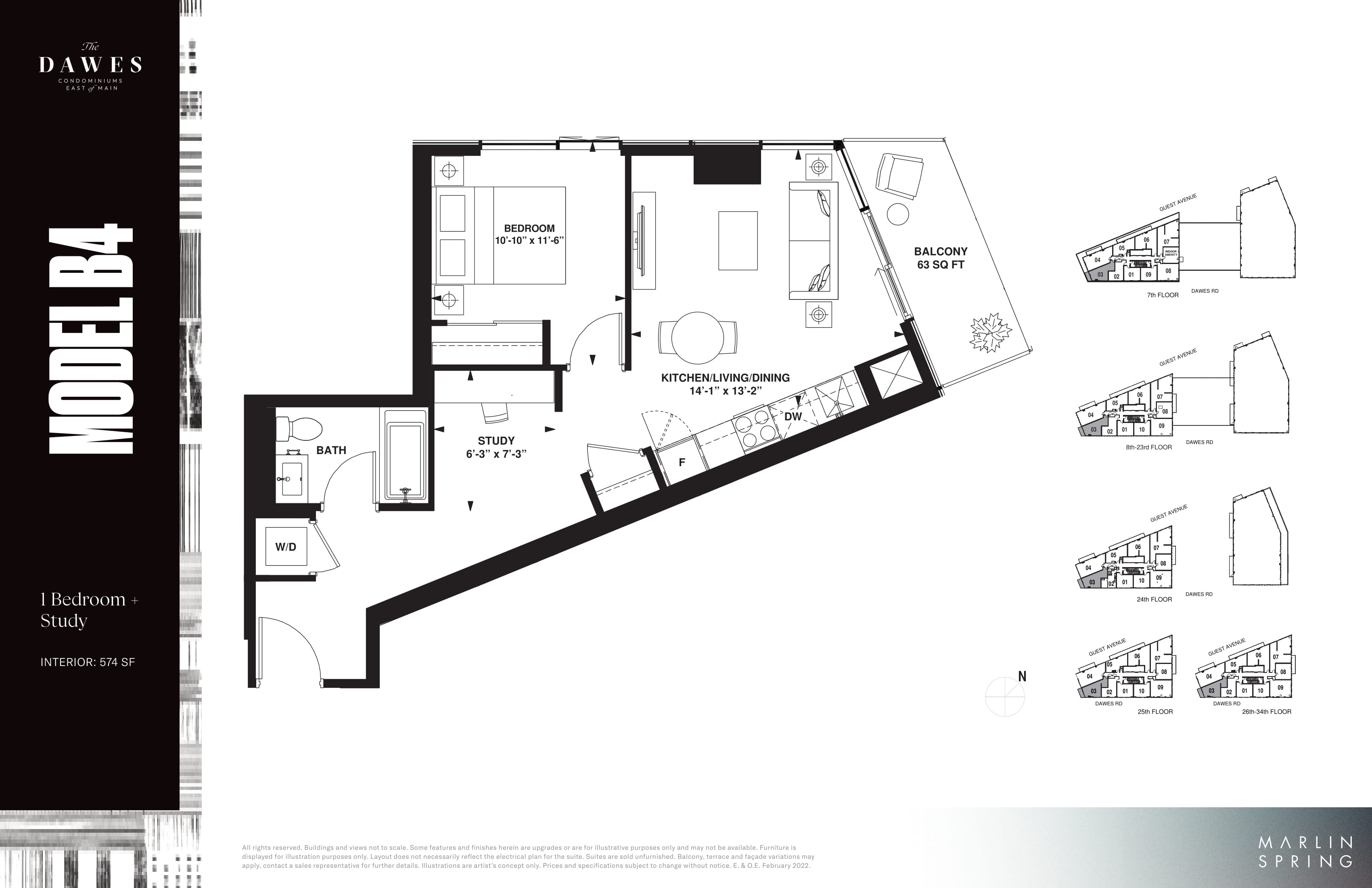  Floor Plan of The Dawes with undefined beds